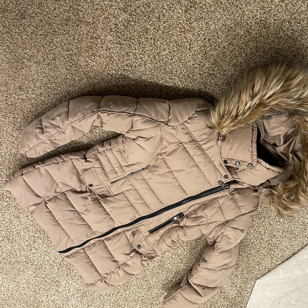 Coat /jacket Steve Madden large/beige puffer